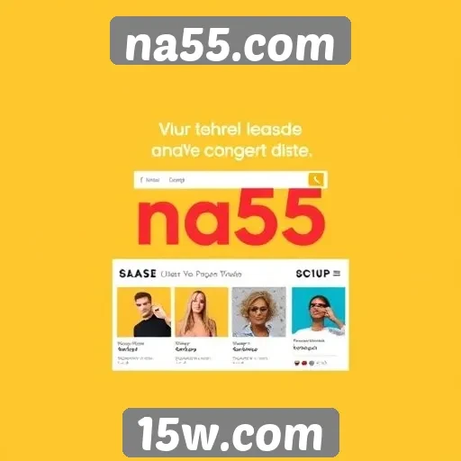 novidades no design do site na55.com